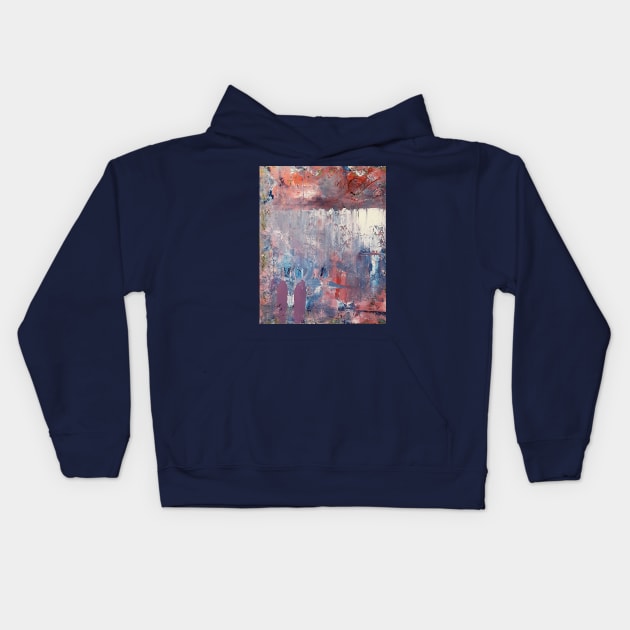 Couple Watching the Sunset Kids Hoodie by NightserFineArts